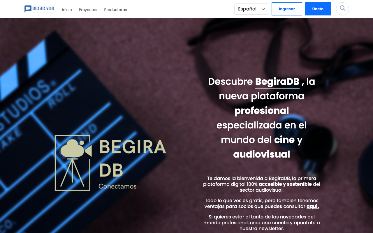 BegiraDB — Plataforma audiovisual · País Vasco