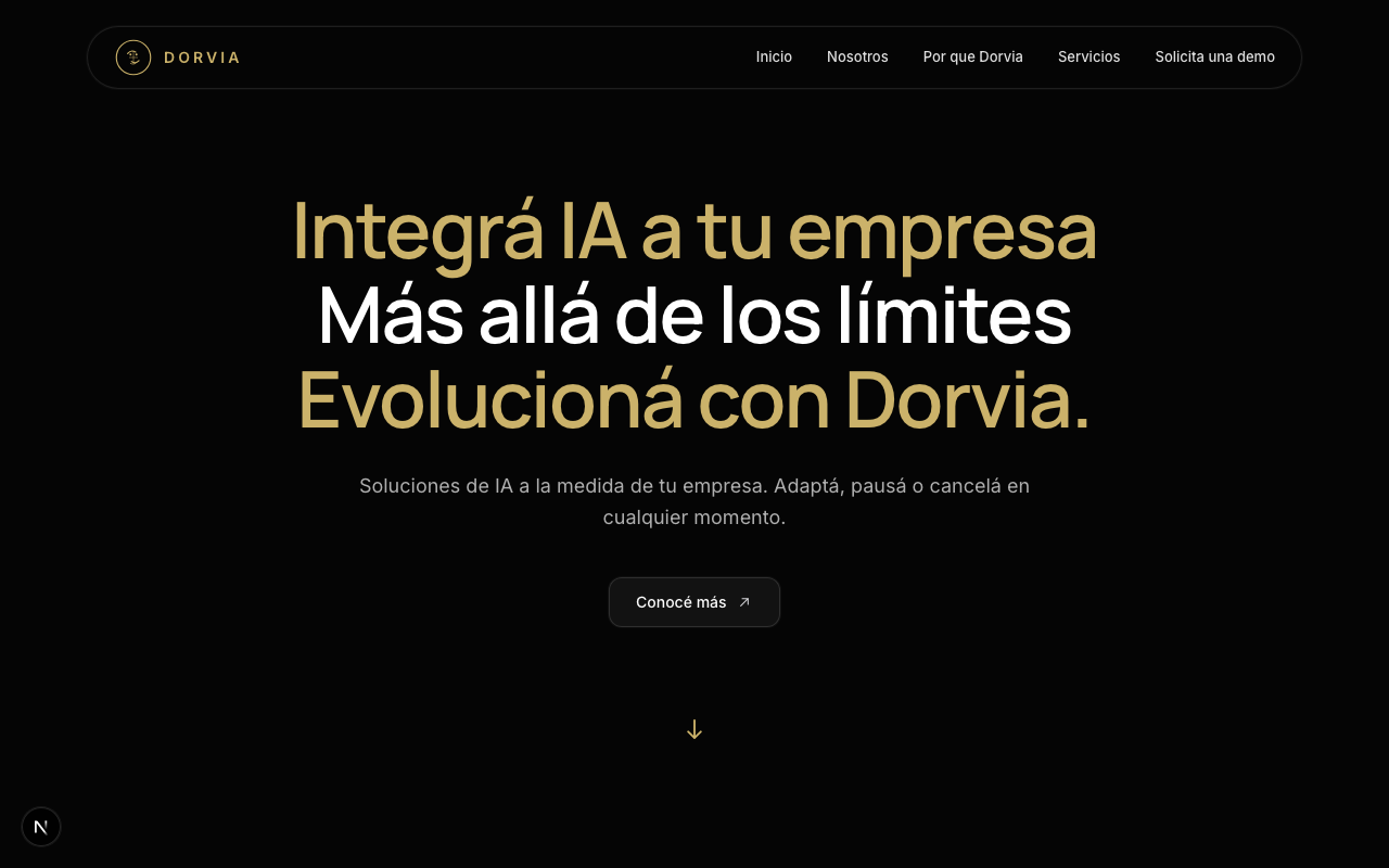Dorvia — Empresa de soluciones de software